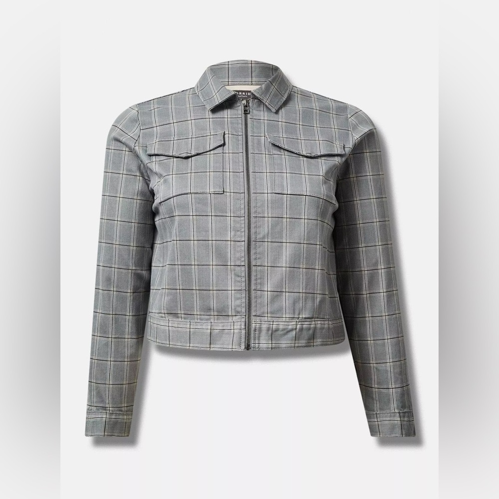 NEW with Tags! TORRID - Super Soft Denim Zip Front Jacket Size 3x